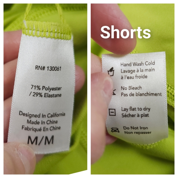 L*SPACE x Tessa Brooks 2 Piece Aim High Top (S) & Bike Shorts (M) Matching Set - Picture 11 of 15